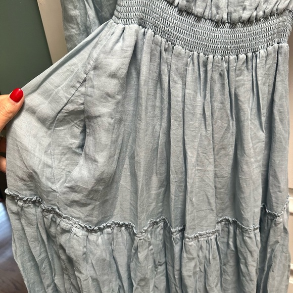 Polo Ralph Lauren peasant dress with ties and pockets - Picture 5 of 6